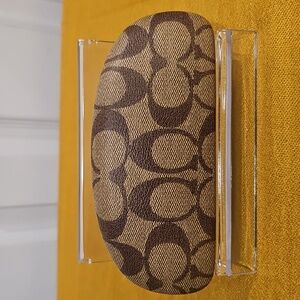 COACH Monogram Glasses Case - EUC